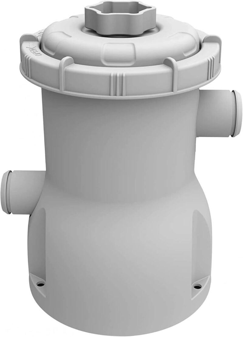 Avenli Piscina Rectangular con Estructura, Gris - Imagen 2