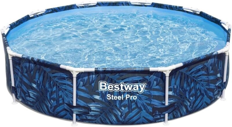 BESTWAY Piscina Desmontable Steel Pro 366x201x66 cm Capacidad de 4.062 Litros, Azul