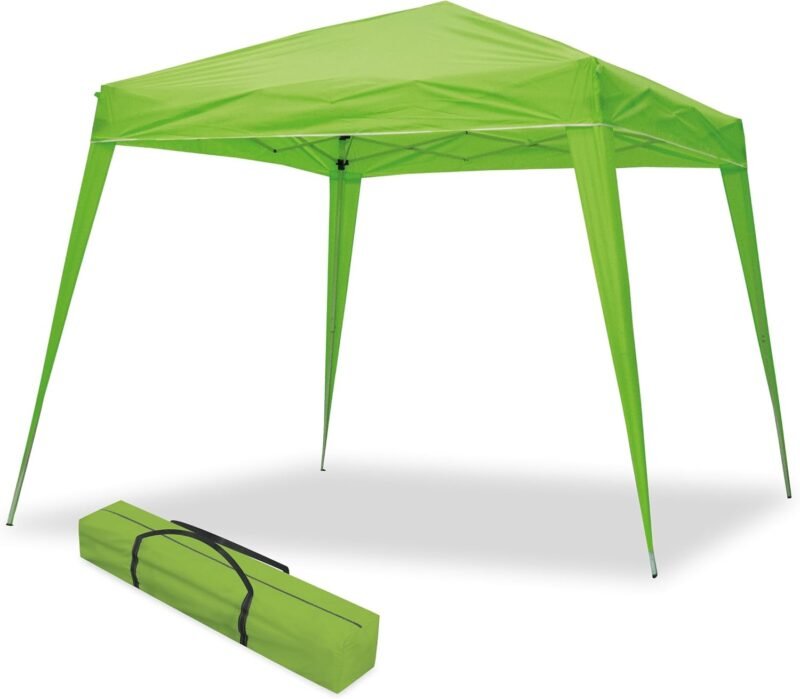 wasabi - Carpa Plegable 3x3 m Compact Verde – Resistente al Agua - Incluye Vientos y Piquetas de Fijación - Estructura de Acero - Cenador para Jardín – Pérgola Playa - Camping Fiestas Patio Terraza - Imagen 7