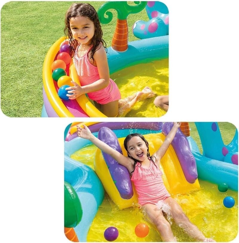 Intex Centro Juegos Hinchable Dinos, 333 x 229 x 112 cm, 280 l, 57135 - Imagen 3