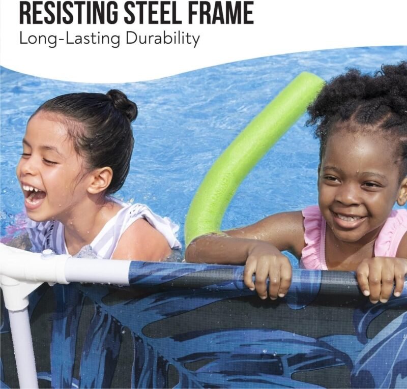 BESTWAY Piscina Desmontable Steel Pro 366x201x66 cm Capacidad de 4.062 Litros, Azul - Imagen 3