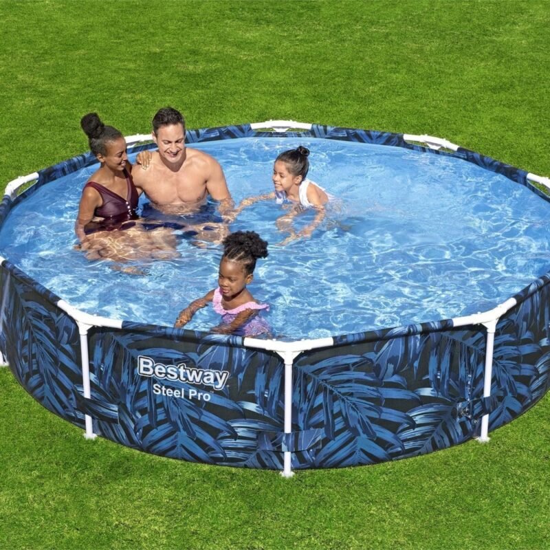 BESTWAY Piscina Desmontable Steel Pro 366x201x66 cm Capacidad de 4.062 Litros, Azul - Imagen 2