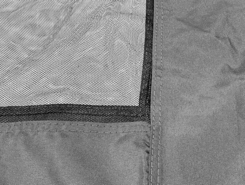 Quick Star 4 pannelli Laterali con zanzariera 300x195cm Antracite per gazebo 3x3m - Imagen 7