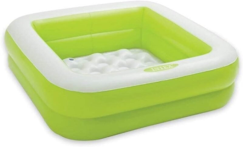 Intex 57101 - Piscina infantil hinchable cuadrada 86x86x25cm, (Colores Aleatorios)