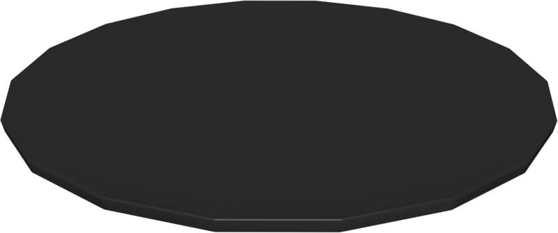 BESTWAY Cobertor de Invierno Redondo Ø555 cm de PVC para Piscinas Negro - Imagen 7