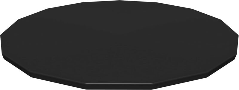 BESTWAY Cobertor de Invierno Redondo Ø470 cm de PVC para Piscinas Negro - Imagen 5