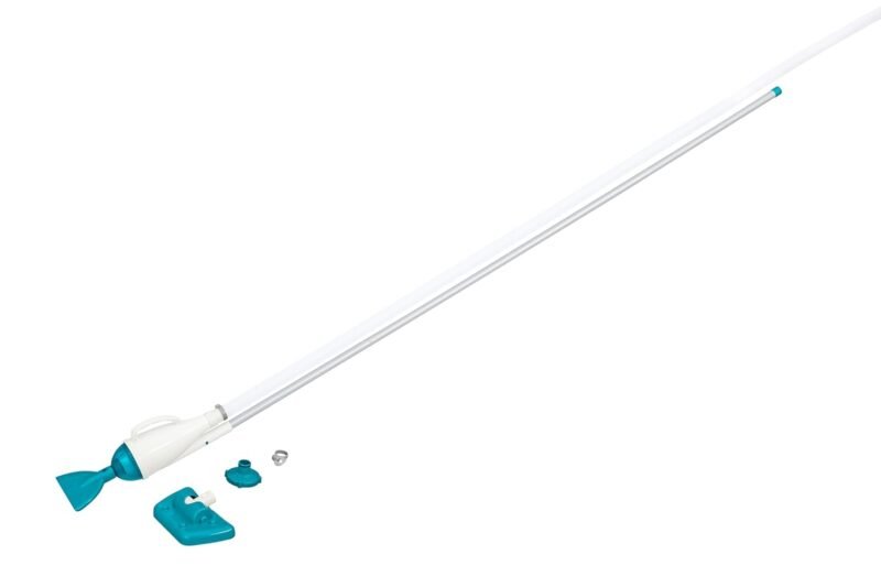 BESTWAY Limpiafondos para Piscinas AquaPristine con Pértiga 190 cm, 1 Cabezal de Aspiración Azul - Imagen 4