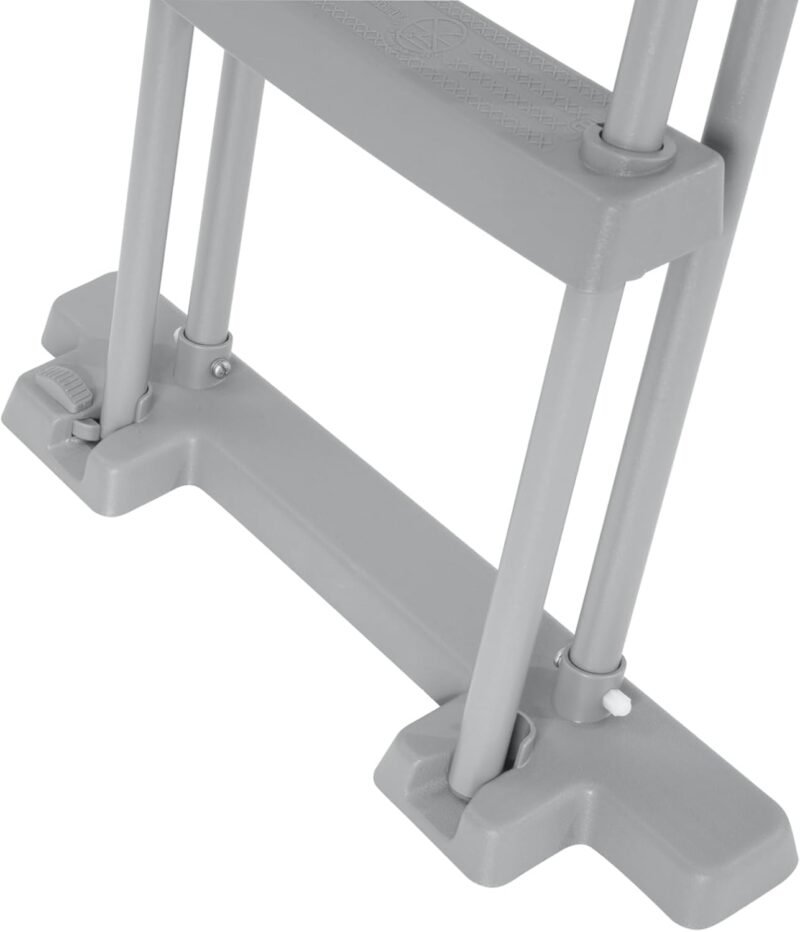 BESTWAY Escalera para Piscinas Desmontables Flip & Lock 108x71,4x138 cm Plateado - Imagen 8