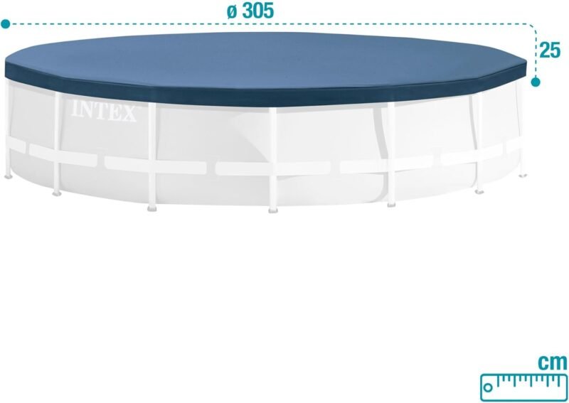 Intex 50966 - Cobertor para Piscinas Desmontables Metal y Prism Frame 305 cm - Imagen 6