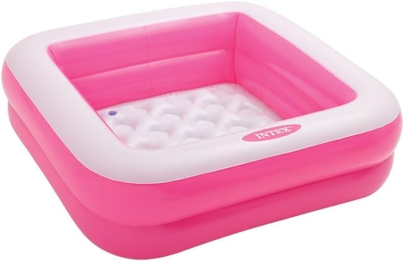 Intex 57101 - Piscina infantil hinchable cuadrada 86x86x25cm, (Colores Aleatorios) - Imagen 2