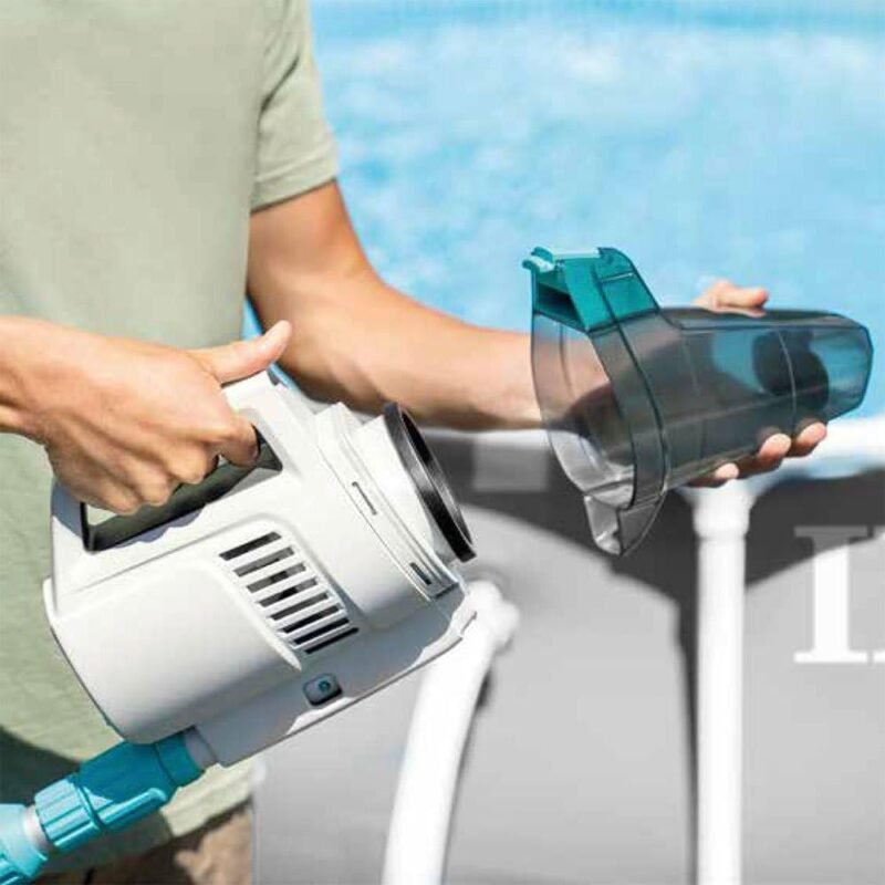 Intex 55253 Aspiradora Manual Recargable, para Piscina, Limpiafondos Piscina, Batería Recargable con hasta 100 Minutos de Autonomía, Largo de 280 cm, Aspirador Piscina - Imagen 5