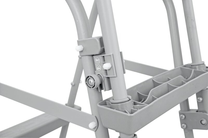 BESTWAY Escalera para Piscinas Desmontables Flip & Lock 108x71,4x138 cm Plateado - Imagen 6