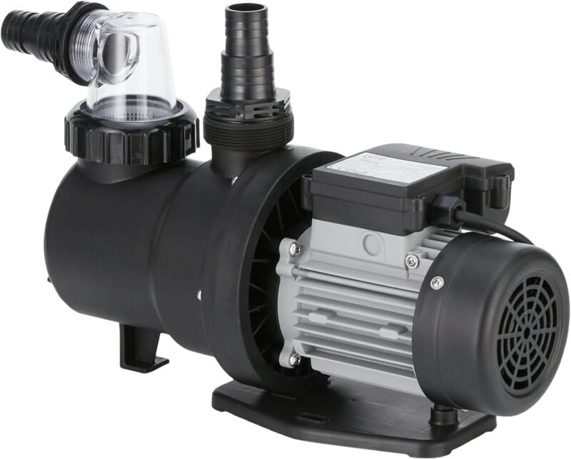 Gre PP077 Bomba de Filtración para Piscina, 550 W, 9,5 m3/h, Hasta 65 m3, Filtro 500 mm, Acorde a la Directiva Europea de Ecodiseño