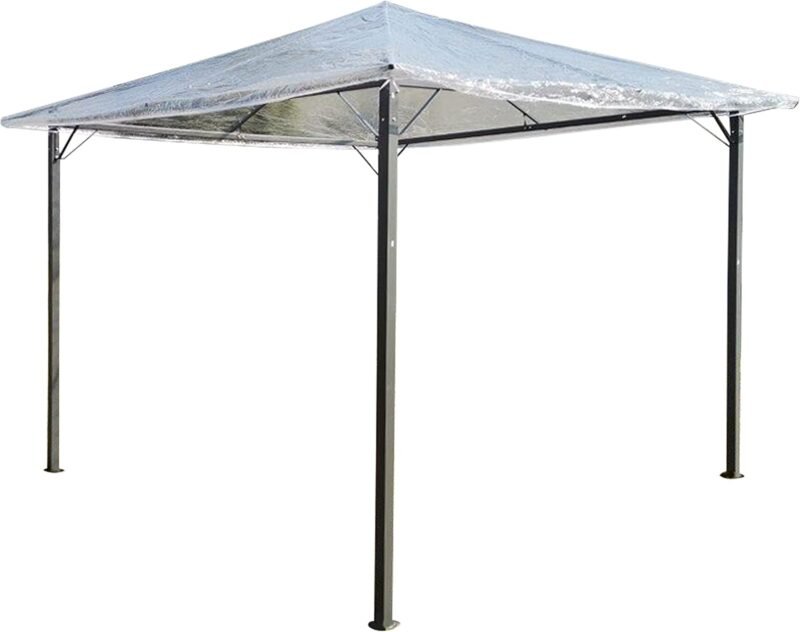 Quick Star Nizza - Carpa (3 x 3 m, Impermeable), Transparente