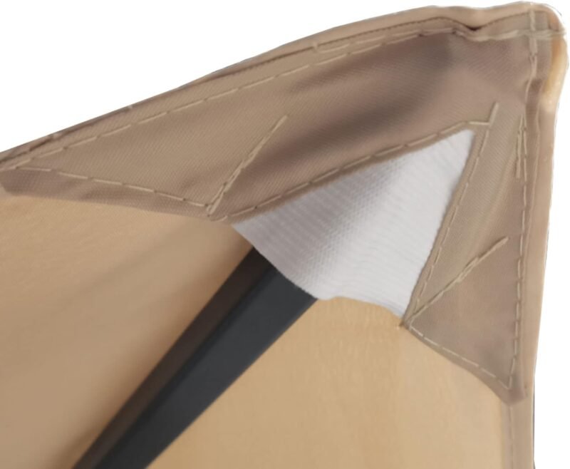 Quick Star Techo de Repuesto para Gazebo de jardín 3x3m Beige - Imagen 4