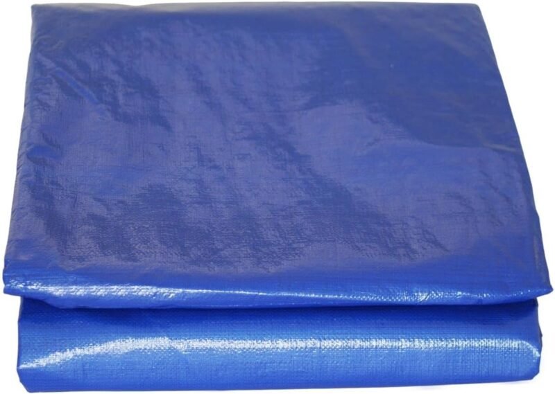 Lona para Piscina rectangular 6x10 m - TECPLAST - PO155RD – Lona con Red de drenaje - Cobertor de piscina - Lona Impermeable