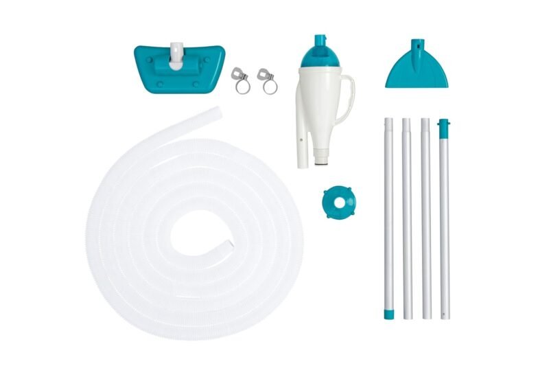 BESTWAY Limpiafondos para Piscinas AquaPristine con Pértiga 190 cm, 1 Cabezal de Aspiración Azul - Imagen 3