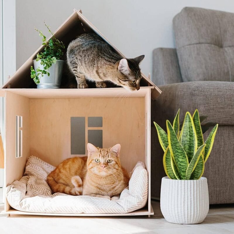 Oairse 31cm Sansevieria Planta Artificial en Maceta de cerámica, pequeña Planta de Interior, Planta de Serpiente Artificial, Plantas Artificiales como verdaderas, baño, Dormitorio - Imagen 7
