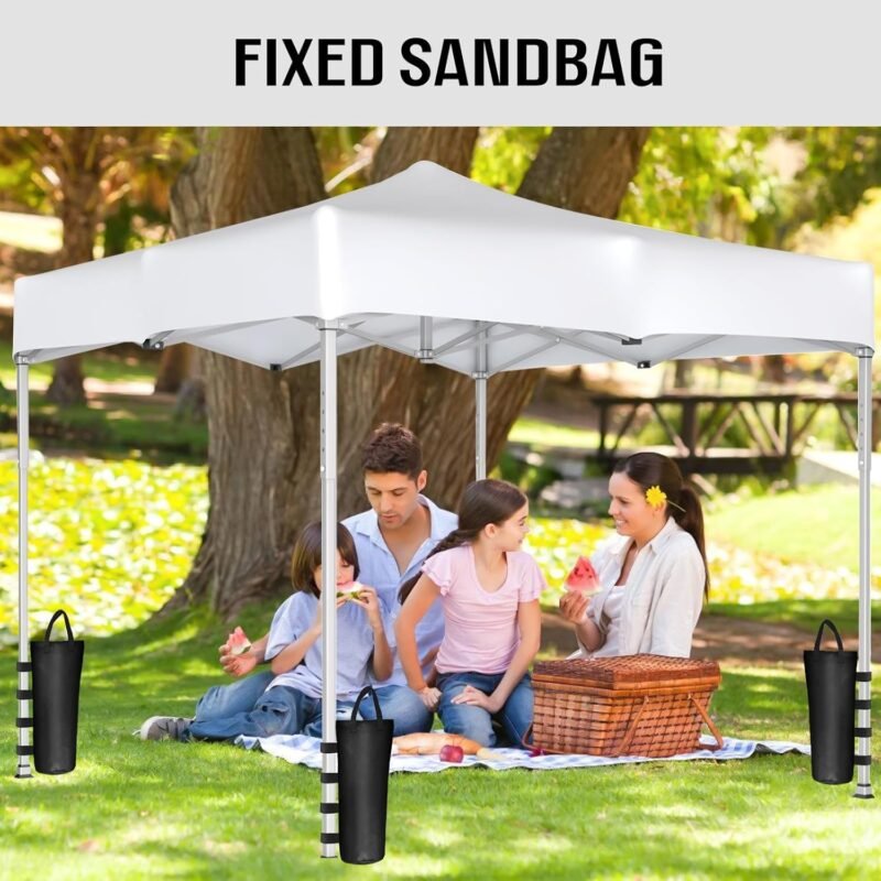 4 Piezas Pesos para Carpas, Bolsas de Peso para cenadores y Tiendas, Peso de Oxford 600D, para Carpa de JardíN, Sombrilla y Carpa - Imagen 6