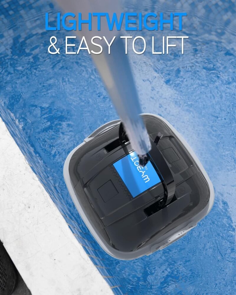 WYBOT Robot Limpiados Piscina, Aspirador de Piscina Funciona 100 Minutos, Estacionamiento Automático, Fuerte Potencia de Succión, Limpiafondos Piscina Inalámbrico hasta 80 m² - Imagen 6