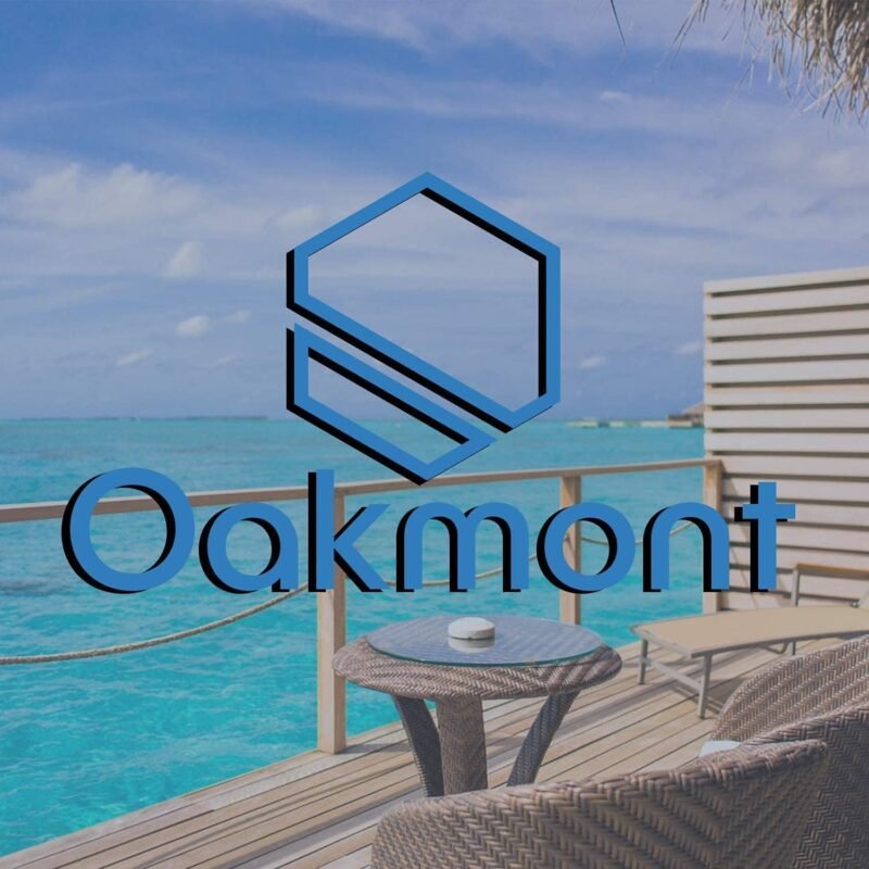 Oakmont Outdoor Furniture 3 Piece Conversation Bistro Set Rocking Chairs and Glass Top Table, Thick Cushions, Black Steel (Brown) - Imagen 7