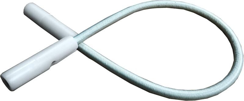 International Pool Protection Tensores para Lona de Piscina Regulables Kit 10 Ud Blancas - Imagen 2