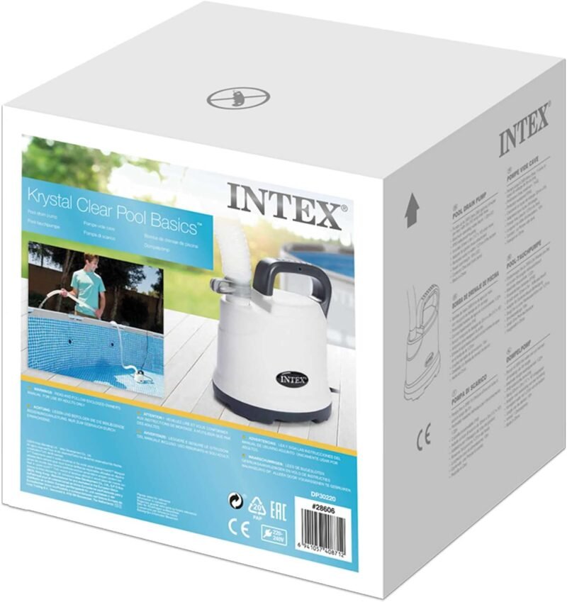 Intex Bomba vaciado drenaje para piscinas con manguera 5 metros (55062) - Imagen 4