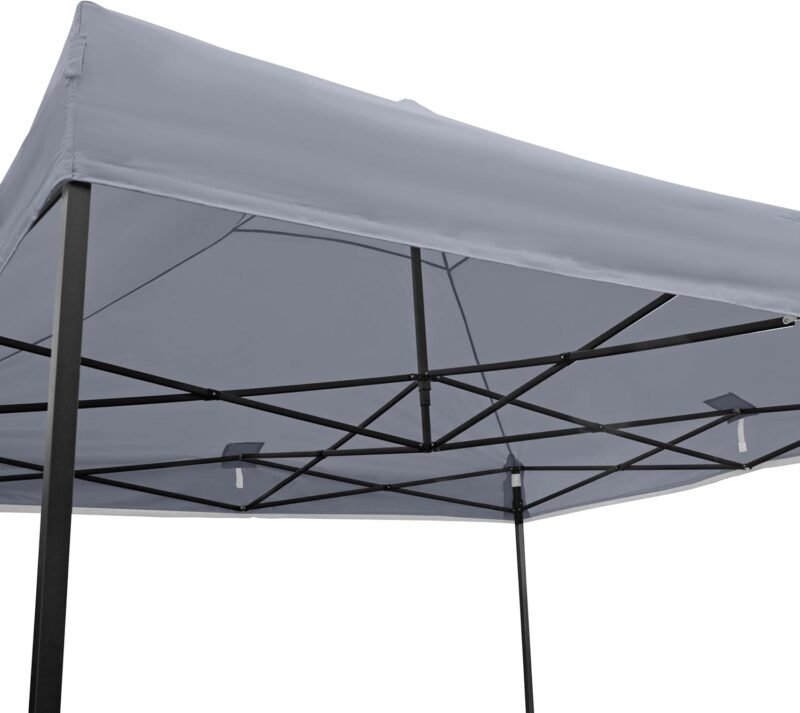 All Seasons Gazebos 3x3m Totalmente Impermeable Pop up Gazebo - Gris metalizado - Imagen 5