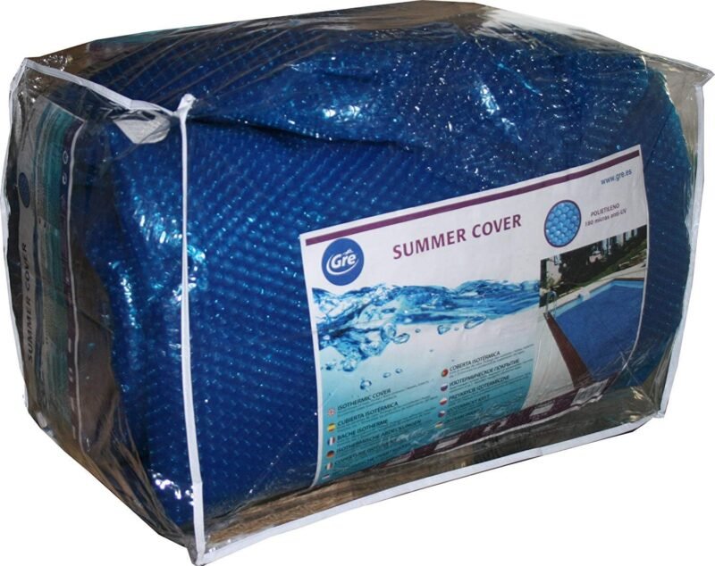 Gre CPERT84 - Cubierta de Verano para Piscina Enterrada Rectangular, Color Azul, Tamaño 800 x 400 cm - Imagen 2