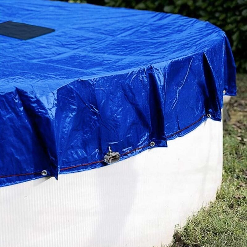 Tecplast Lona para Piscina Redonda diam. 6,20 m para Piscina de diámetro 5,40 m PO155RD - Lona con Red de Drenaje - Imagen 3