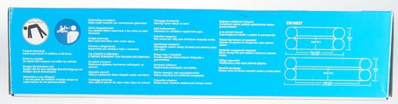 Bestway - Piscina hinchable azul rectangular deluxe, 211 x 132 x 46 cm - Imagen 4