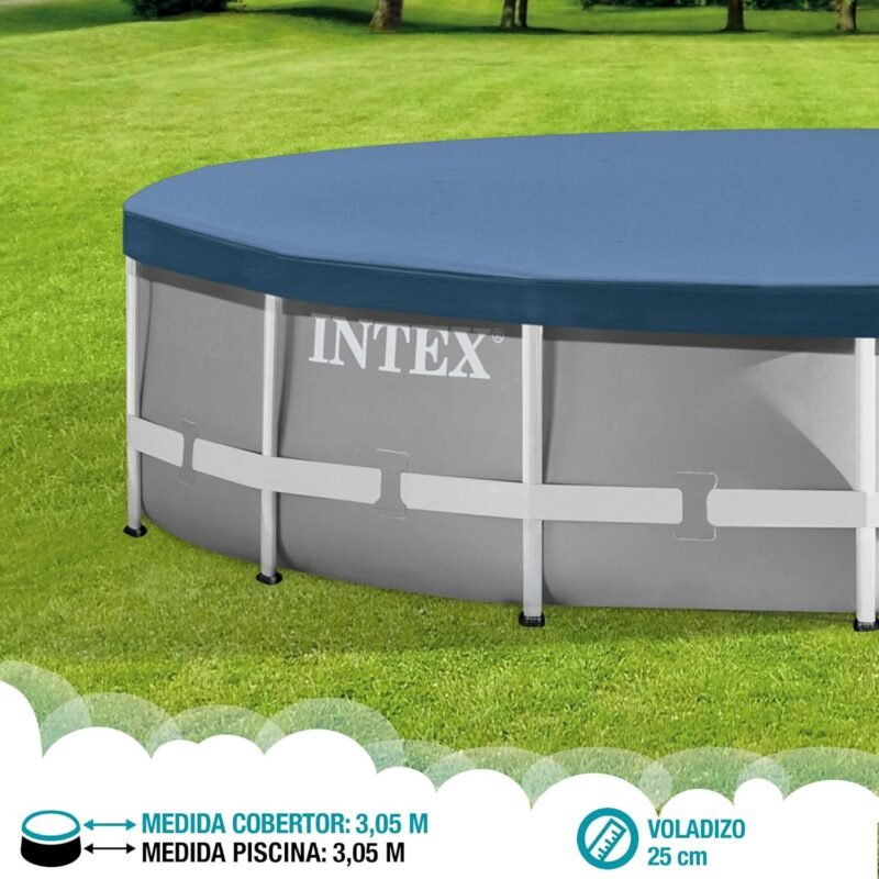 Intex 50966 - Cobertor para Piscinas Desmontables Metal y Prism Frame 305 cm - Imagen 4
