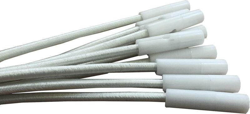 International Pool Protection Tensores para Lona de Piscina Regulables Kit 10 Ud Blancas