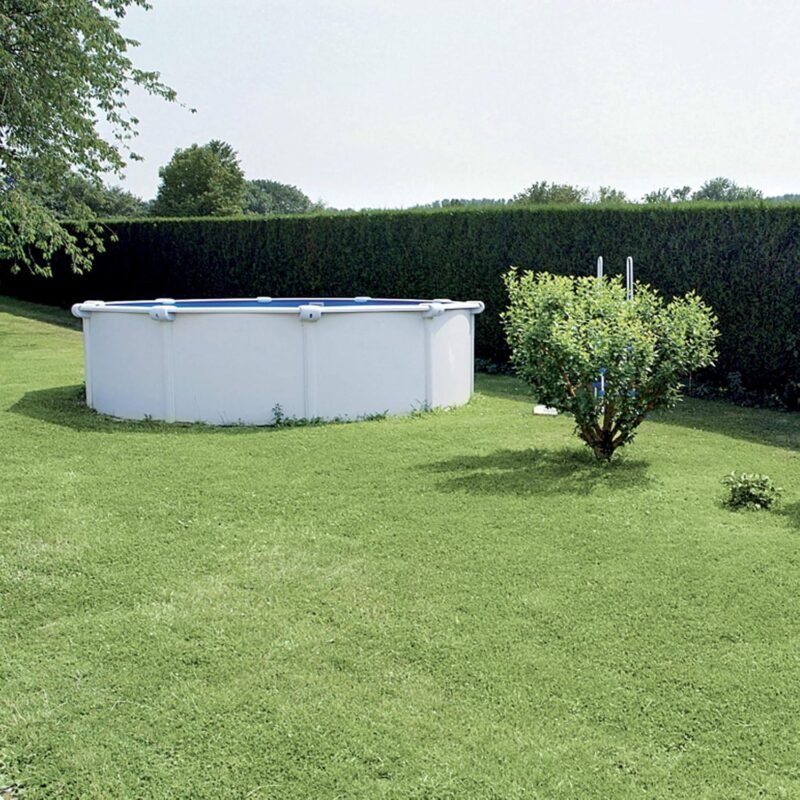 Ribimex Lona redonda para piscina PRBP140R52, 5,20 m de diámetro, azul - Imagen 4