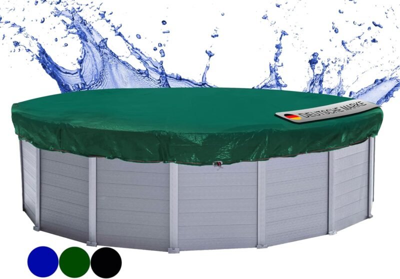 Quick-Star Cubierta de Invierno para Piscina Redonda 450-460 cm Lona Protectora 180g/m²