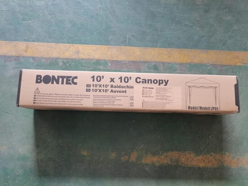 BONTEC Cenador de 3 x 3 m, Carpa de Jardín con Resistente al Agua, Estable, Resistente al Invierno, Sistema de Clic Desplegable, Carpa Plegable con Protección UV 50+, Carpa con Puntales de Metal - Imagen 7