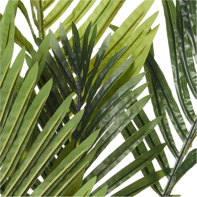 Amazon Basics Palmera artificial con maceta de plástico, 119.38 cm, verde - Imagen 3