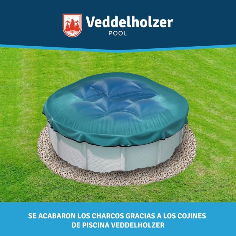 Veddelholzer Cojín de Aire XXL de 120 x 120 cm, cojín de Piscina para Invierno para Cubierta de Piscina. Accesorios Piscina de Invierno para Cubierta de Piscina, Cubierta en - Imagen 7