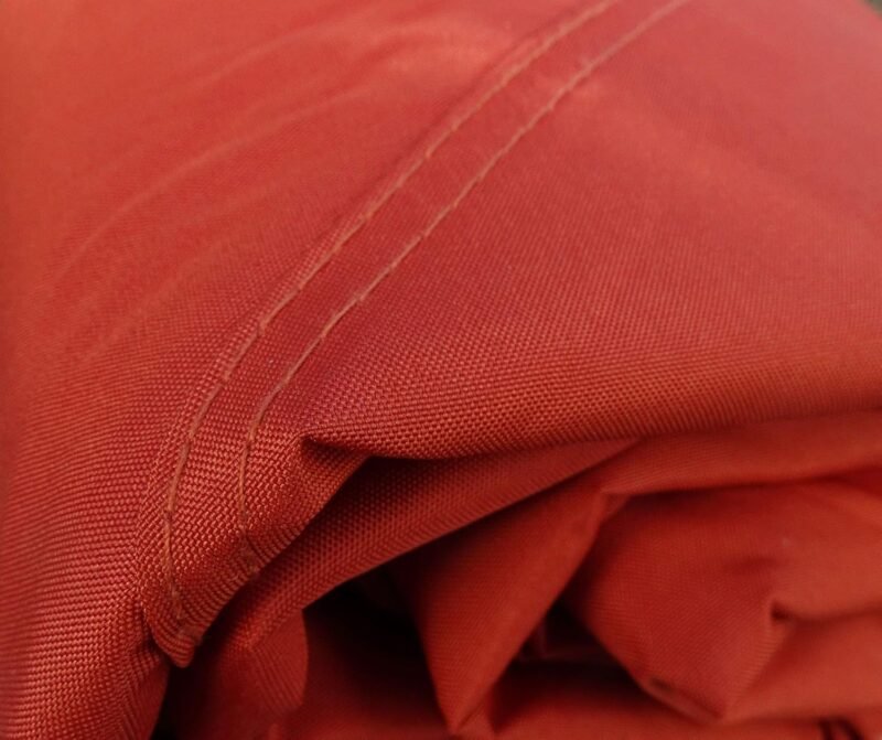 QUICK STAR Techo de Repuesto para cenador de jardín 3x3m Rojo Naranja con Revestimiento de PVC - Imagen 8