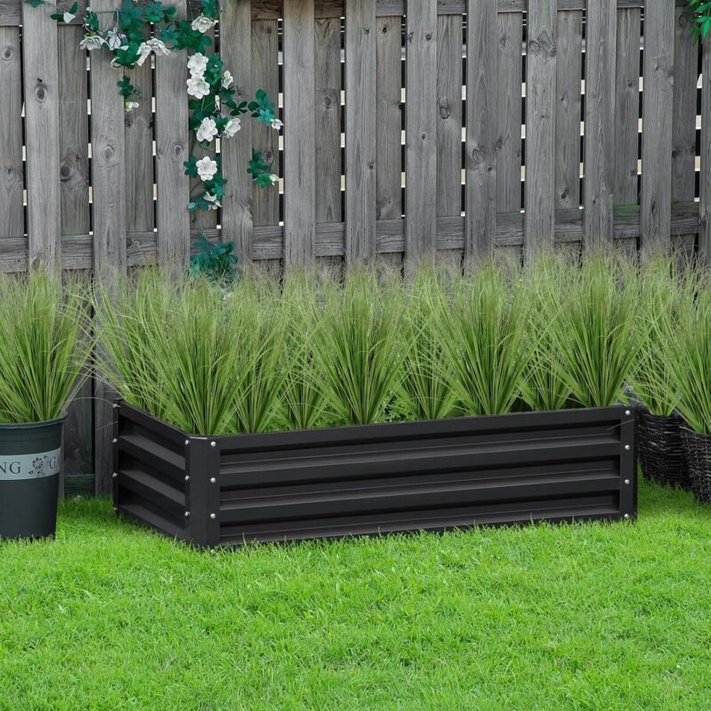 Betylifoy Plantas Artificiales de Exterior 12PCS Arbustos Verdes Artificiales Planta de Hierba de Trigo Artificial Tallos Verdes Artificiales para Jardinera Decoración de Jardín (12, Verde Oscuro) - Imagen 6