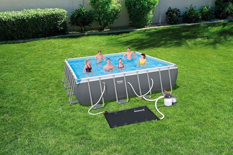 BESTWAY Manta Calentador Solar para Piscinas Sun-Powered 110x171 cm Negro - Imagen 2