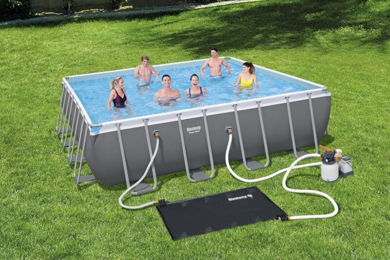 BESTWAY Manta Calentador Solar para Piscinas Sun-Powered 110x171 cm Negro - Imagen 4
