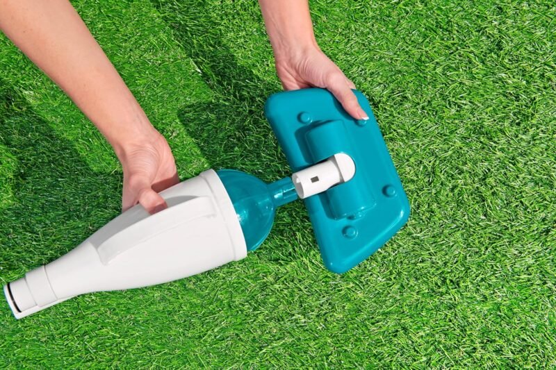 BESTWAY Limpiafondos para Piscinas AquaPristine con Pértiga 190 cm, 1 Cabezal de Aspiración Azul - Imagen 7