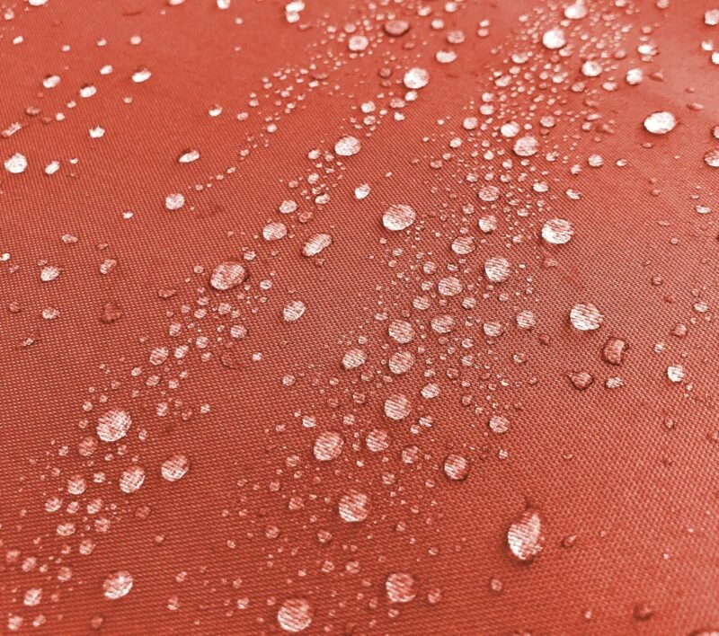 QUICK STAR Techo de Repuesto para cenador de jardín 3x3m Rojo Naranja con Revestimiento de PVC - Imagen 5