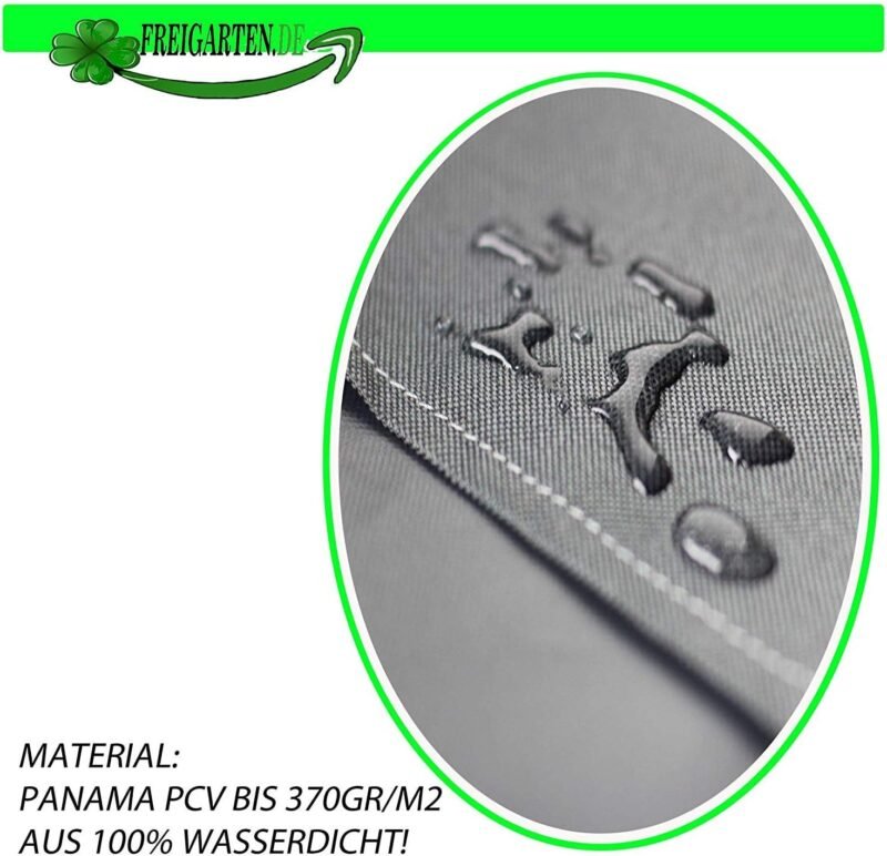 Freigarten.de Techo de repuesto para cenador Modena hexagonal, 320 cm, resistente al agua, material: Panama PVC Soft de 370 g/m², extra fuerte, modelo 8 - Imagen 3