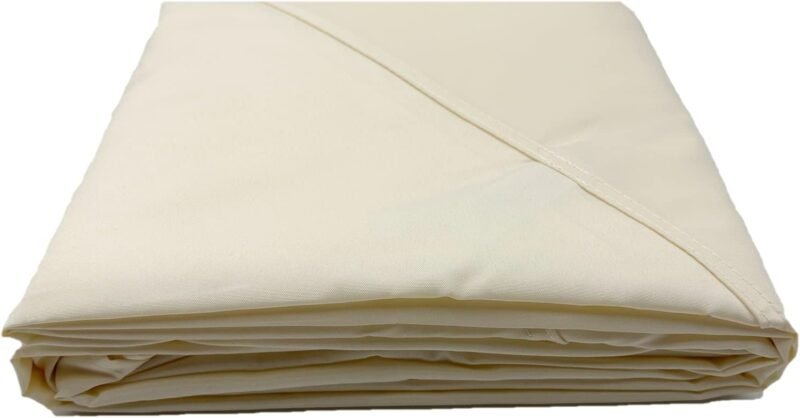 Techo de repuesto para cenador, 3x3 m, impermeable, superficie impermeable, revestimiento de doble techo, cubierta protectora, resistente a las tormentas, cubierta de repuesto (beige) - Imagen 4