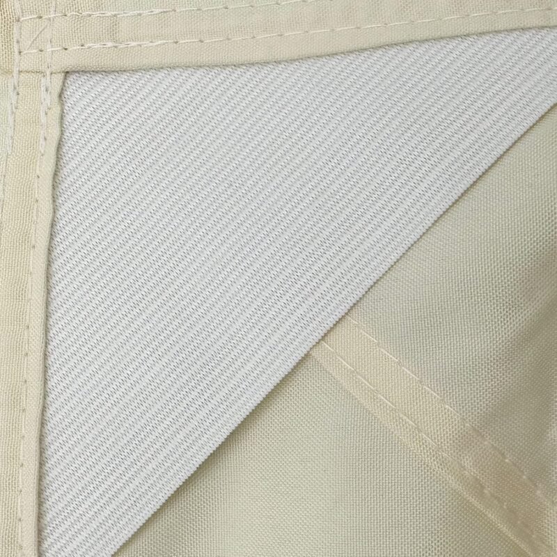 Techo de repuesto para cenador, 3x3 m, impermeable, superficie impermeable, revestimiento de doble techo, cubierta protectora, resistente a las tormentas, cubierta de repuesto (beige) - Imagen 6