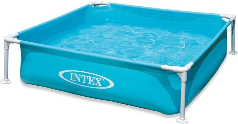 Intex 57173NP - Piscina desmontable mini small frame 122 x 122 x 30 cm, 337 litros, Multicolor