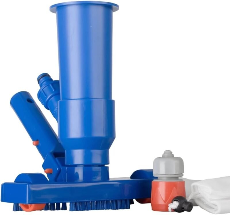 Manufacturas Gré Micro-Ventury - Limpiafondos, color blanco y azul