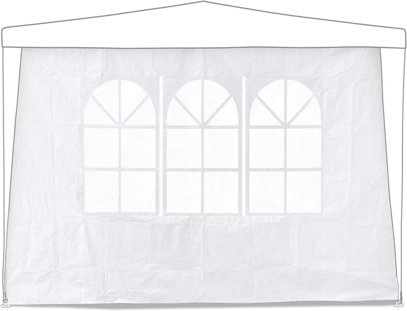 Guangyu Paneles Laterales para Carpa Cenador con Ventana, 2PACK 2 x 3M Panel Lateral Gazebo de Tela Oxford 210D, Panel Lateral de Repuesto para Cenador de Jardín Exterior - Imagen 6